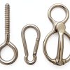 Horse Tie Ring 2 Pack INTONX Stall & Trailer Tether Grooming Brush-1