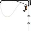 Hose Boom AshKiz Horse Wash Stall Arm 180 Swivel Metal Black-0