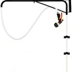 Hose Boom AshKiz Horse Wash Stall Arm 180 Swivel Metal Black-0
