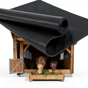 Rubber Horse Stall Mat Wibeelee 3.7x6 Ft Waterproof Non‑Slip Flooring-0