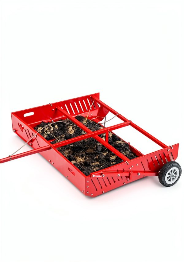 Manure Fork & Trailer by Pohadr 2-in-1 Heavy Duty Yard Sweeper-2