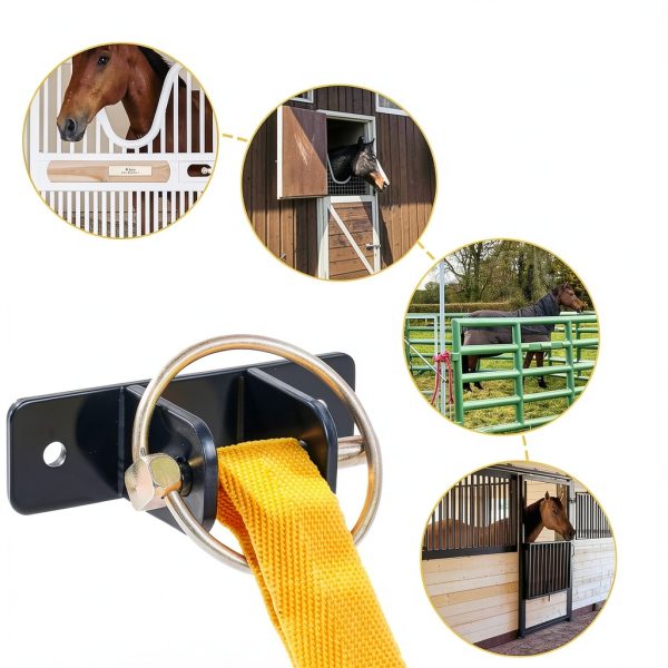 Water Bucket Hooks 4PCS Heavy Duty Wall Mounted BIAJOV Stall Bracket-5