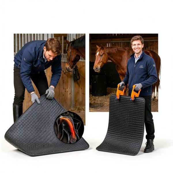 Heavy Duty Stall Mat Grippers CNARIO 2‑Pack 300lb Capacity Anti‑Slip-4
