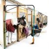 Hose Boom AshKiz Horse Wash Stall Arm 180 Swivel Metal Black-6