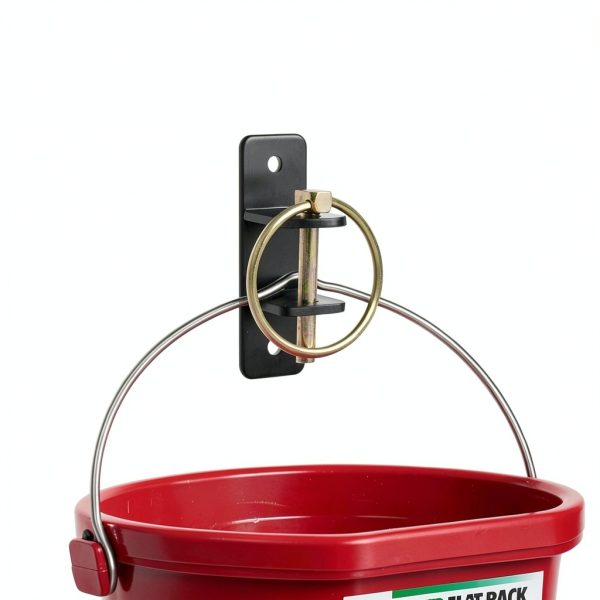 Water Bucket Hooks 4PCS Heavy Duty Wall Mounted BIAJOV Stall Bracket-4