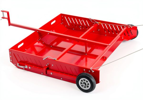 Manure Fork & Trailer by Pohadr 2-in-1 Heavy Duty Yard Sweeper-1