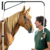 Hose Boom AshKiz Horse Wash Stall Arm 180 Swivel Metal Black-4