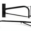 Hose Boom AshKiz Horse Wash Stall Arm 180 Swivel Metal Black-3