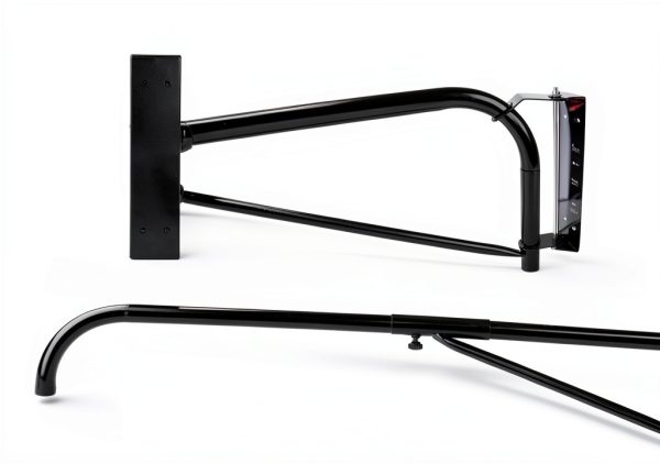 Hose Boom AshKiz Horse Wash Stall Arm 180 Swivel Metal Black-3