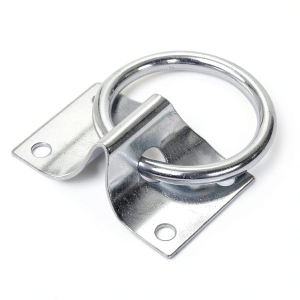 16 Pack Cross Tie Ring for Horse, Block Tie Ring with Screws, Wall Mount Horse Tie Ring, Stainless Steel Hitching Ring Tie Down Hooks Horse Barn Supplies for Livestock Stable Stall Racetrack-3