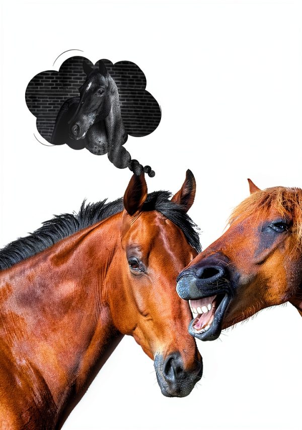 Sukh Acrylic Horse Mirror - Safe Stall Mirrors Sheet Horse Toy Hanging Pony Calming Non Glass Shatterproof Horse Toys for Stable Barn Stall Toy Entertainment (16.92 x 12.99 Inch)-5