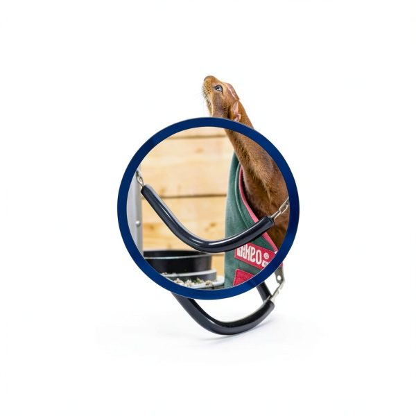 SmartEquine Stall Chain | Stall Area Fence Gate Hardware | Standard Size | Features 2 Double-Ended Snaps | 1" Wide Rubber | 45.5" Long | Hunter-2