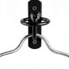 Metal Bucket Hangers for Horse Stalls - Wall Mount Bucket Holder for Grain Feed - Black-7