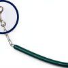 SmartEquine Stall Chain | Stall Area Fence Gate Hardware | Standard Size | Features 2 Double-Ended Snaps | 1" Wide Rubber | 45.5" Long | Hunter-1