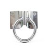 16 Pack Cross Tie Ring for Horse, Block Tie Ring with Screws, Wall Mount Horse Tie Ring, Stainless Steel Hitching Ring Tie Down Hooks Horse Barn Supplies for Livestock Stable Stall Racetrack-2